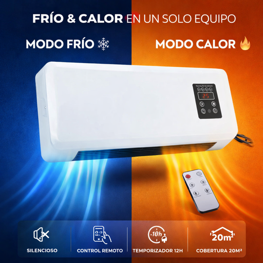 Aire Acondicionado Portátil 2 En 1 | Refresca tus espacios y despídete del calor