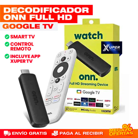CONVERTIDOR TV CON CONTROL REMOTO (Incluye Xuper Tv)